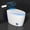 Curved White & 6017, variant on ICEEIF Smart Toilet with Bidet Built-In, Tankless One-Piece Elongated Toilet, UV-C Self-Cleaning, Auto Open & Close Lid, Foot Sensor Flush, Heated Seat, Warm Air Dryer, White Egg Shape