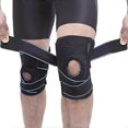 thumbnail image 1 of Neoprene Knee Brace, 2 Pieces Patellar and Ligament Knee Brace, Knee Support Knee Brace with Open Patella Stabilizer Ring for Sports, Running, 1 of 5