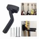 thumbnail image 2 of Wall Mount Guitar Display Hanger with Screws, 5-Pack Black Holder for Guitars, 2 of 5