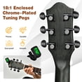 thumbnail image 4 of Infans 41" Full Size Dreadnought Cutaway Acoustic Guitar Kit Beginner Guitarra Green, 4 of 7
