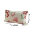 thumbnail image 3 of EazyTech Winter Velvet Floral Pillowcase 16x24 inch Soft Warm Thickened Pillow Cover Breathable Washable for Comfortable Sleep Pink, 3 of 6