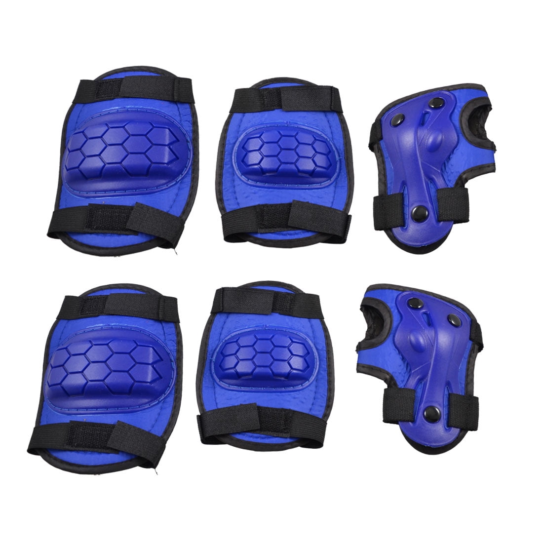 Skating Safety Protection Set Palm Wrist Guard Elbow Knee Pads for Children by Unique-Bargains