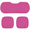 thumbnail image 2 of Blueek 3 PCS Car Seat Cover Full Set Car Front Seat Covers and Rear Benches Cover Originals Winter Plush and Warm for SUV Truck Decor, Pink, 2 of 8