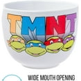 thumbnail image 2 of Silver Buffalo TMNT Teenage Mutant Ninja Turtles Ceramic Ramen Noodle Rice Bowl with Chopsticks, Microwave Safe, 20 Ounces, 2 of 9