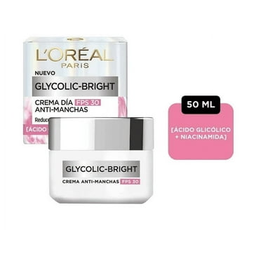 L'OREAL PARIS CREMA ANTI-MANCHAS GLYCOLIC-BRIGHT D?A FPS 30 (?CIDO GLICOLICO   NIACINAMIDA) 50 ML