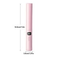 thumbnail image 2 of Cepillo USB Recargable Anti-Escaldaduras Eléctrico Portátil Alisador Rosa, 2 of 4
