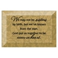 thumbnail image 2 of Dexsa Simple Expressions ''Sisters in Heart'' Textual Art Plaque, 2 of 2