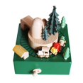thumbnail image 1 of Caja de música de madera para centro de mesa, artesanía, figura decorativa para el hogar, accesorios de escritorio, adorno para dormitorio, interior y B, 1 of 9
