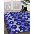 thumbnail image 2 of Ahgly Company Indoor Rectangle Patterned Cobalt Blue Area Rugs, 8' x 12', 2 of 6