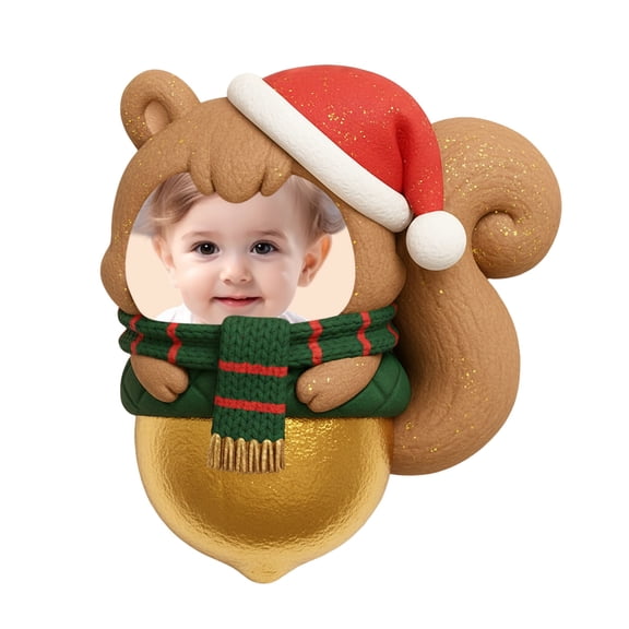 Cevemin 12 Inch Personalized Custom Photo Pillow - Double-Sided Peach Velvet Funny Gift for Christmas Holiday Pet Lovers and Couples