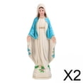 thumbnail image 1 of 2 Figuras De La Santísima Virgen María, Escultura De Personaje, Estatua Decorativa, Abrigo Azul De 10cm, 1 of 7