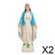 thumbnail image 1 of 2 Figuras De La Santísima Virgen María, Escultura De Personaje, Estatua Decorativa, Abrigo Azul De 10cm, 1 of 7