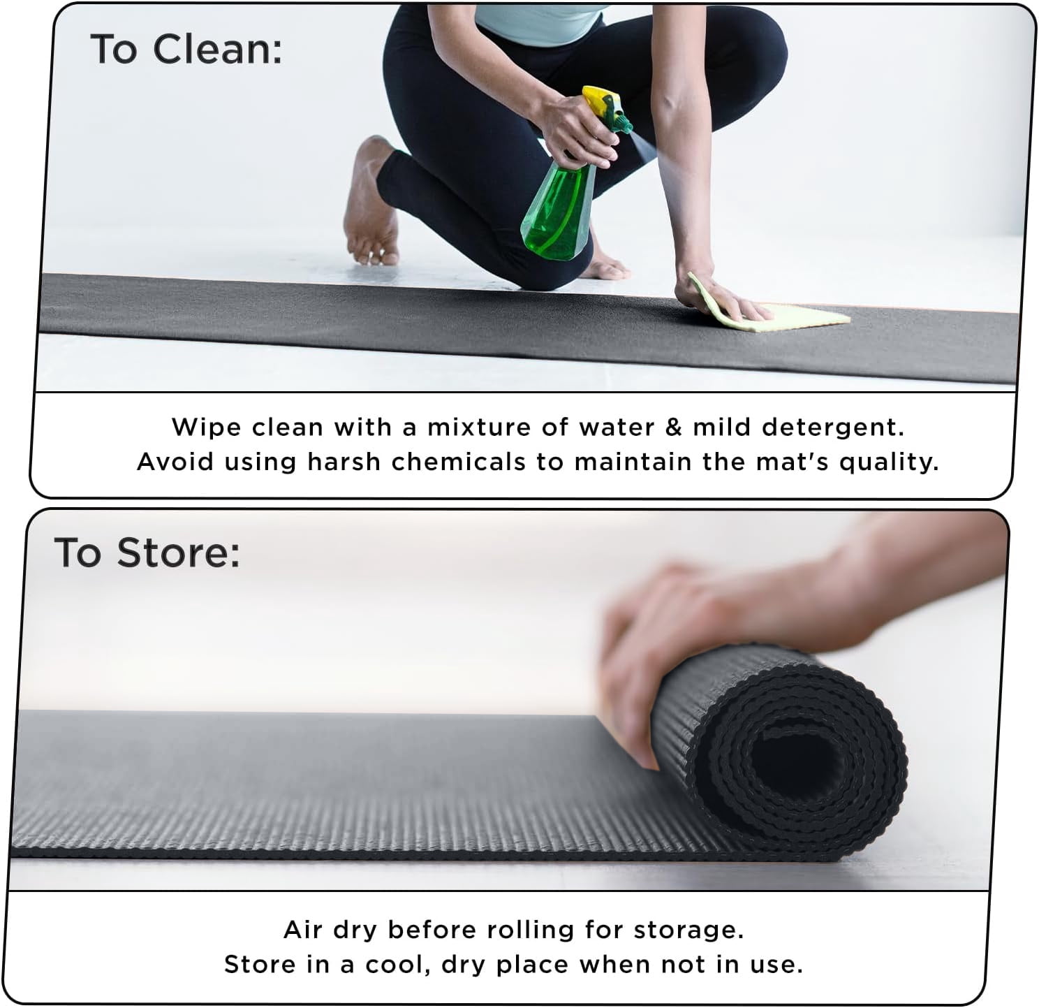 Grippety Slip-Resistant Floor Mat Roll & Yoga Mat – 25ft x 24" x 5mm – Cut-to-Fit Hallway Runner, Kitchen Mat, Drawer Liner, Shelf Liner, Bench Mat, Washable Pet Crate Pad, Cabinet Liner – Charcoal