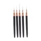 thumbnail image 1 of Conjuntos Únicos de 1 Juego de Pinceles Finos para Arte de Uñas para Diseño de Uñas en Negro, 1 of 6