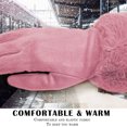 thumbnail image 3 of Whiteleopard Women winter Gloves Touchscreen Warm Plain Gloves- Touch Screen Texting for Phone, 3 of 7