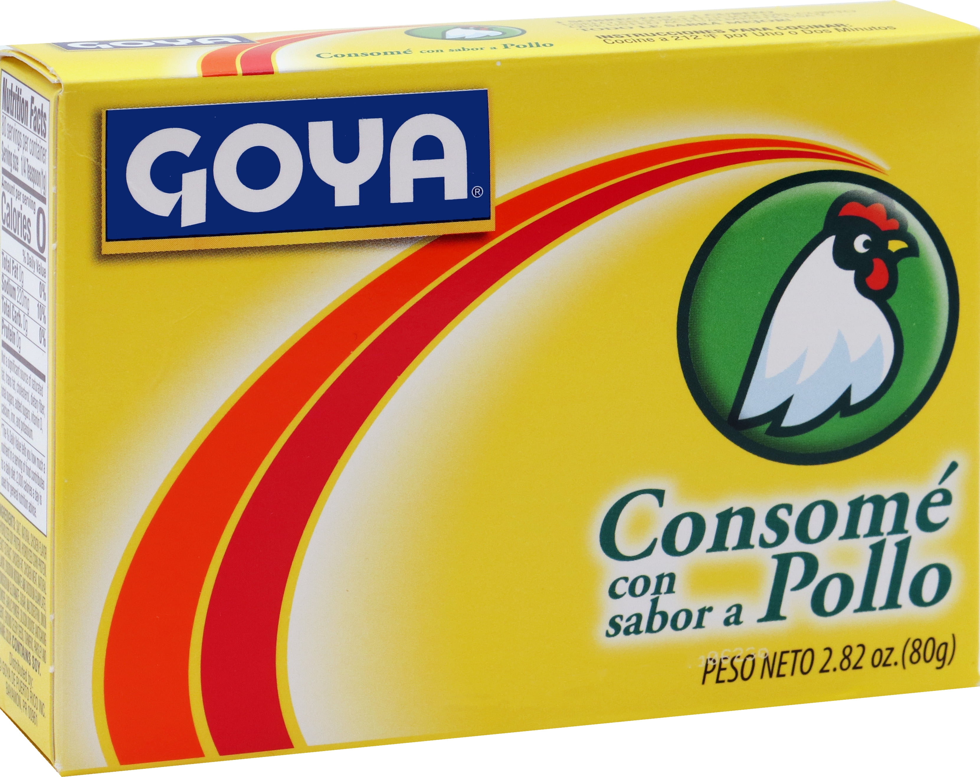(6 pack) GOYA Chicken Flavored Bouillon, 2.82 oz