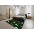 thumbnail image 5 of Ahgly Company Machine Washable Indoor Square Transitional Night Black Area Rugs, 6' Square, 5 of 7