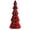 Red, variant on CozyFiel 5‑Layer Folded Paper Christmas Tree, Pleated 3D Paper Tabletop Tree for Home Mantel Shelf Seasonal Party Display Decor