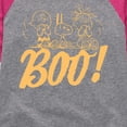 thumbnail image 3 of Peanuts - Boo - Toddler And Youth Girls Raglan Graphic T-Shirt, 3 of 5