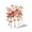 C, variant on Static Cling Window Stickers Reusable Translucent Film Floral Design No Glue Easy Apply Home Classroom Seasonal Glass Decor