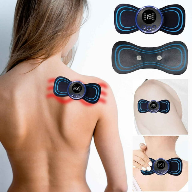 Dadatutu Personal Neck Massager, Portable Body Massager, 8 Modes 19 Levels Adjustable, Mini Home Massager for Neck Back Waist Shoulder Waist Arm Leg Pain