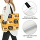 thumbnail image 3 of Balery Corgi Bolsa Tote Estilo Estético con Cremalleras, Bolsa de Hombro, Bolsa de Compras Grande y Plegable, 3 of 8