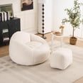 thumbnail image 7 of Foam Bean Bag Chairs for Adults/Teens with Filling,Bean Bag Lazy Sofa with Ultra Soft Chenille Cover, Bean Bag, 7 of 7