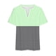 thumbnail image 5 of Fiudx Liquidación de Ahorros de Verano Blusas de Talla Grande para Mujer, Blusa con Cuello En V, Blusa Informal Holgada de Manga Corta de Verano, 5 of 5