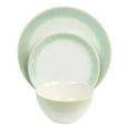thumbnail image 2 of Gibson 120393.12 12 Piece Martha Stewart Perry Street Piece Dinnerware Set, Green, 2 of 6