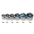 thumbnail image 6 of SmartBy 1Pc 8-20mm Windmill Stainless Steel Ear Plugs Tunnel Unisex Piercing Jewelry, 6 of 7