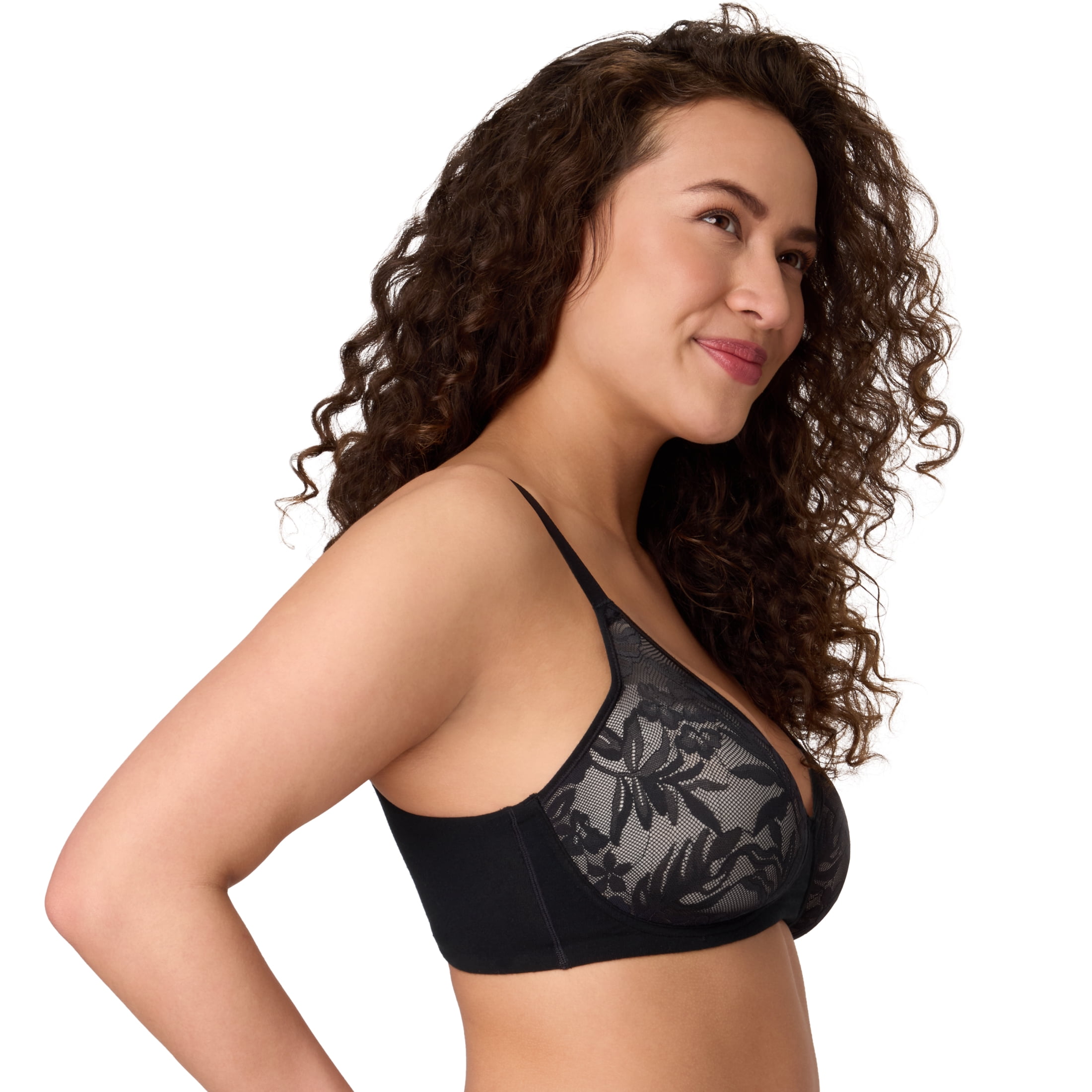 Bali Women's Cotton Modal Wireless Bra with Foam Cups