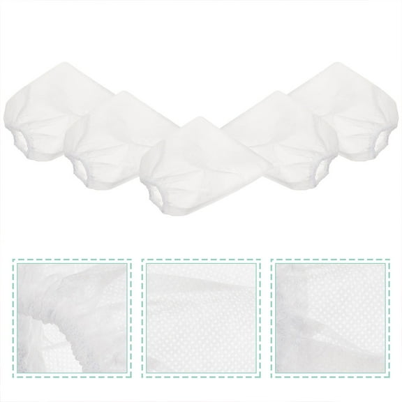 SEWCHICS 8Pcs Reusable Nail Dust Collector Bags White Vacuum Cleaner Dust Collection Replacement