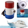 thumbnail image 1 of Bomba Sentina Sumergible 12/24V 350/500/750/1100 GPH Impermeable para Casa Flotante, 1 of 9