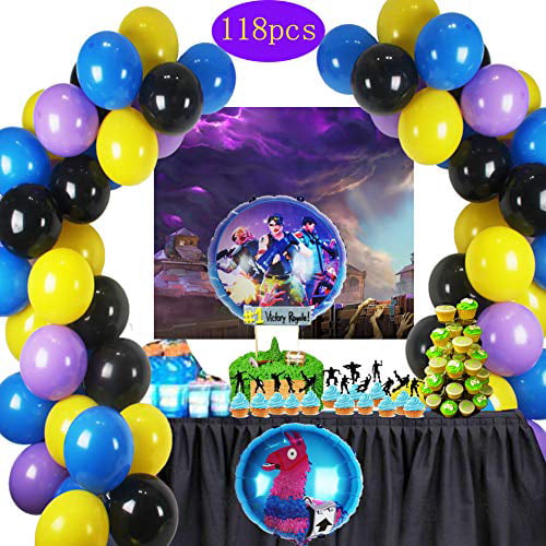 12 X 12" Battle Royale  Fortnite Themed Latex Printed Balloons Birthday 