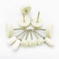 thumbnail image 1 of 200 PCS Wool Polishing Wheel, Polishing Pad Polishing Wheel with Metal Shank for Dremel Rotary Tools Accessories, 1 of 4