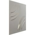 thumbnail image 2 of Ekena Millwork 19 5/8"W x 19 5/8"H Artisan EnduraWall Decorative 3D Wall Panel, Textured Metallic Silver (Covers 2.67 Sq. Ft.), 2 of 5
