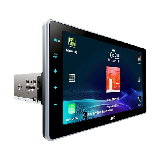Estéreo para auto JVC KW-Z900W con pantalla táctil HD inalámbrica de 9"