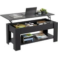 thumbnail image 1 of FDW 47.2” Lift Top Conference Room Table Storage Shelf, Black, 1 of 7