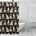thumbnail image 3 of Zufioo French Bulldog Pattern Shower Curtain 72x72in, Waterproof Curtain for Bathroom-Waterproof, Mildew-proof, Quick-drying,Home Bathroom Supplies-One Size, 3 of 9