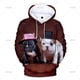 thumbnail image 5 of Sudadera con capucha de bulldog francés para hombre, sudadera con estampado 3D de perro, sudadera informal holgada de gran tamaño, chaqueta, ropa de calle para hombre, 5 of 5