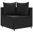 thumbnail image 3 of vidaXL Patio Sofa Set with Cushions Lounge Setting Outdoor 9 Piece Poly Rattan, 3 of 12