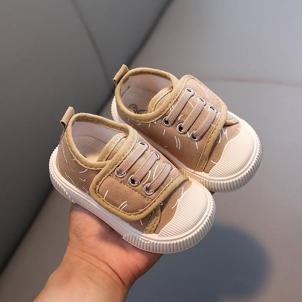Zapatos de lona para niños, primavera y otoño, zapatos para bebés de 1 a 6 años, transpirables, informales, de caña baja, para niñas