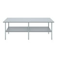 thumbnail image 2 of AmGood 36 in. x 96 in. Stainless Steel Table | Metal Utility Kitchen Prep Work Table | NSF, 2 of 8