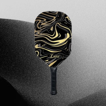 Pickleball Paddle With 3K Raw Carbon Fiber Surface & Aerodynamic Holes - Lightweight, High Spin & Power For All Levels