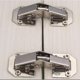 thumbnail image 1 of 10 Uds Mini esquina doblada ShuxiuWang para armario muebles puerta de cocina apertura plata, 1 of 1