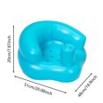 thumbnail image 3 of Asiento inflable para bebés de 6 a 36 meses. Silla inflable con bandeja. Silla inflable con cilindro de aire. Sofá para sentarse. Asiento para la ducha., 3 of 5
