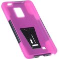 thumbnail image 3 of HR Wireless Samsung Note 4 T-Stand Cover - Retail Packaging - Black/Hot Pink, 3 of 3