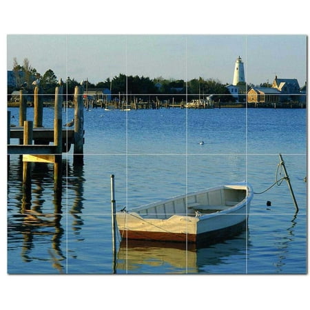 Boat Ship Ceramic Tile Mural Kitchen Backsplash Bathroom Shower 404212 L54