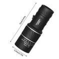 thumbnail image 3 of See The Unseen 16x52 Monocular Bifocal Optical Telescope For Long Range Backyard Baseball 2001 Windows Binoculars Kids High Resolution Baseball Gear for Boys Age 10 Binoculars Small Pocket 15x, 3 of 8