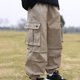 thumbnail image 5 of Odeerbi 5-14 Años Niños Cargo Pantalones Impermeable Softshell Pantalones Cortavientos Color Sólido Casual Straight Leg Pantalones de Trabajo Con Bolsillo, 5 of 5